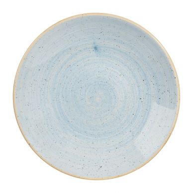 Churchill Stonecast Deep Coupe Plates Duck Egg Blue 255mm (Pack of 12)