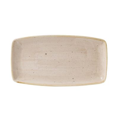 Churchill Stonecast Oblong Plate Nutmeg 350x185mm  (Pack of 6)