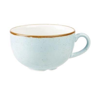 Churchill Stonecast Cappuccino Cup Duck Egg Blue 12oz (Pack of 12)