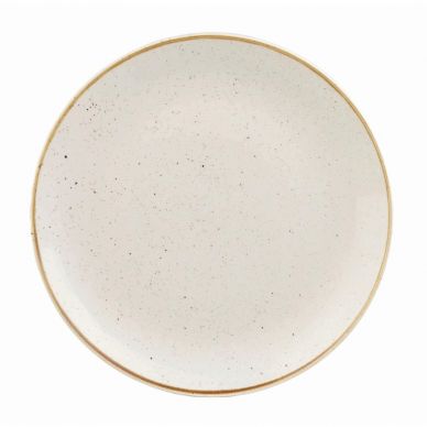 Churchill Stonecast Round Coupe Plate Barley White 217mm (Pack of 12)