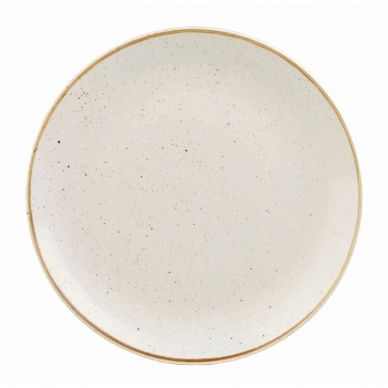 Churchill Stonecast Round Coupe Plate Barley White 165mm (Pack of 12)