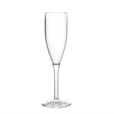 Olympia Kristallon Polycarbonate Champagne Flutes 210ml (Pack of 12)