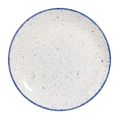 Churchill Stonecast Hints Coupe Plates Indigo Blue 217mm (Pack of 12)