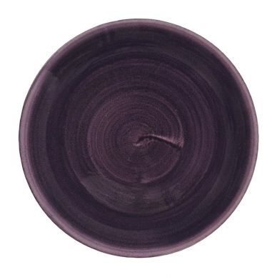 Churchill Stonecast Patina Deep Purple Coupe Plates (Pack of 12)
