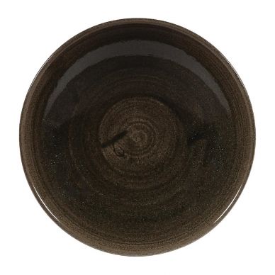 Churchill Stonecast Patina Evolve Coupe Bowls Iron Black 182mm (Pack of 12)