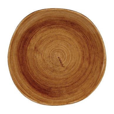 Churchill Stonecast Patina Organic Round Plates Vintage Copper 264mm (Pack of 12)