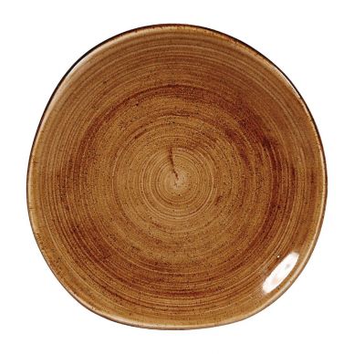 Churchill Stonecast Patina Organic Round Plates Vintage Copper 186mm (Pack of 12)