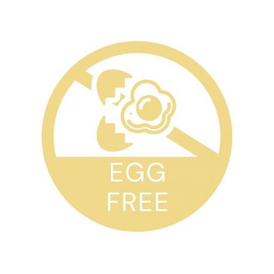 Vogue Removable Egg-Free Food Packaging Labels (Pack of 1000)
