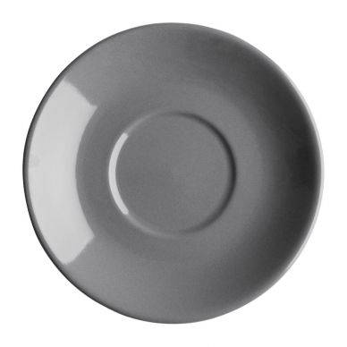 Olympia Cafe Charcoal Saucer (Fits FF997) - 135mm 5 3/10