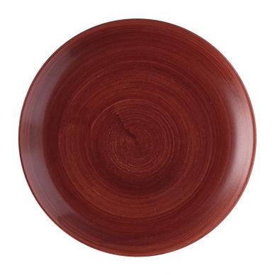 Churchill Stonecast Patina Evolve Coupe Plate Red Rust 165mm (Pack of 12)