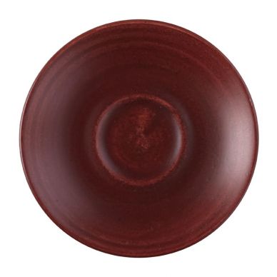 Churchill Stonecast Patina Espresso Saucer Red Rust 114mm (Pack of 12)