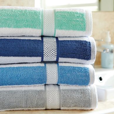 Mitre Comfort Splash Towel Blue