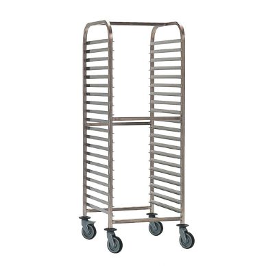 Matfer Bourgeat Double Gastronorm Racking Trolley 20 Shelves