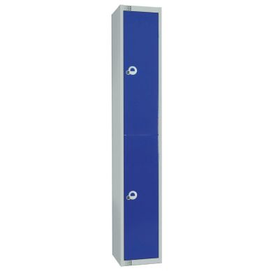 Elite Double Door 450mm Deep Lockers Blue