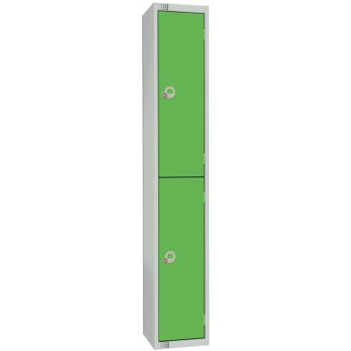Elite Double Door 450mm Deep Lockers Green