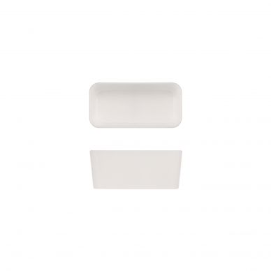 White Tokyo Melamine Middle Bento Box Insert 16.9 x 8.3 x 7cm - Pack of 6