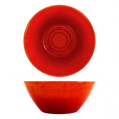 Orange Glazed Melamine Casablanca Bowl 24.5 x 10cm