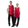 Whites One Size Tabard With Pocket Red
