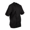 Chef Works Unisex Montreal Cool Vent Short Sleeve Chefs Jacket Black