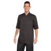 Chef Works Unisex Montreal Cool Vent Short Sleeve Chefs Jacket Black