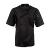 Chef Works Unisex Montreal Cool Vent Short Sleeve Chefs Jacket Black