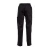 Chef Works Unisex Classic Fit Cargo Chefs Trousers Black