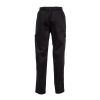 Chef Works Unisex Slim Fit Cargo Chefs Trousers Black