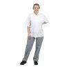 Whites Unisex Vegas Chefs Trousers Small Blue and White Check
