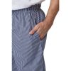 Whites Unisex Vegas Chefs Trousers Small Blue and White Check