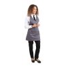 Whites V Neck Service Apron Charcoal