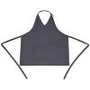 Whites V Neck Service Apron Charcoal