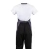 Whites V Neck Service Bib Apron Charcoal