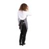 Whites V Neck Service Bib Apron Charcoal