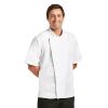 Chef Works Springfield Zipper Mens Chefs Jacket White