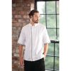 Southside Chefs Jacket Short Sleeve White