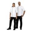 Southside Chefs Jacket Short Sleeve White