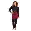 Whites Short Bistro Apron Burgundy