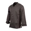 Chef Works Urban Hartford Lightweight Zipper Chefs Jacket Graphite