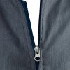 Chef Works Unisex Springfield Lightweight Short Sleeve Zipper Coat Ink Blue