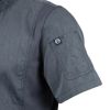 Chef Works Unisex Springfield Lightweight Short Sleeve Zipper Coat Ink Blue