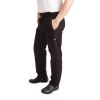 Chef Works Men's Lightweight Slim Trouser Black