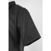 Southside Band Collar Chefs Jacket Black