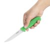Hygiplas Serrated Vegetable Knife Green 10.5cm