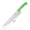 Hygiplas Chef Knife Green 25cm