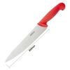 Hygiplas Chefs Knife Red 21.5cm