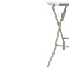 Bolero Round Folding Table Granite White 600mm (Single)