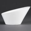 Olympia Whiteware Oval Sloping Bowls 154 x 133mm 335ml (Pack of 4)