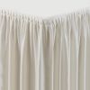 Table Top Cream Cover & Skirting - Pliss Style