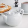 Olympia Whiteware Teapots 426ml (4 pack)