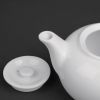 Olympia Whiteware Teapots 426ml (Pack of 4)